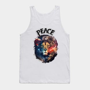 Mystic Peace Leo Lion Zodiac Sign Tank Top